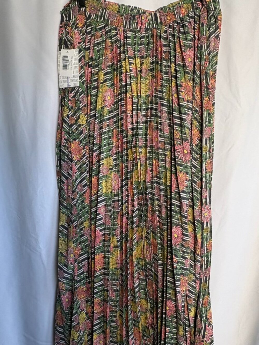 LuLaRoe L Deanne Pleated Wrap Skirt Elegant